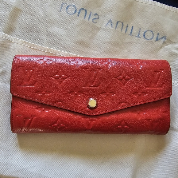 Louis Vuitton Portefeuille Curieuse Empreinte Red Wallet 2in1 - Picture 4 of 17